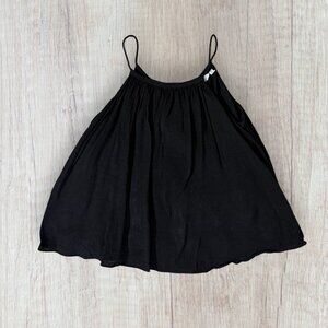 & Other Stories Stockholm Atelier Black Halter Scandi Swing Top Size 2